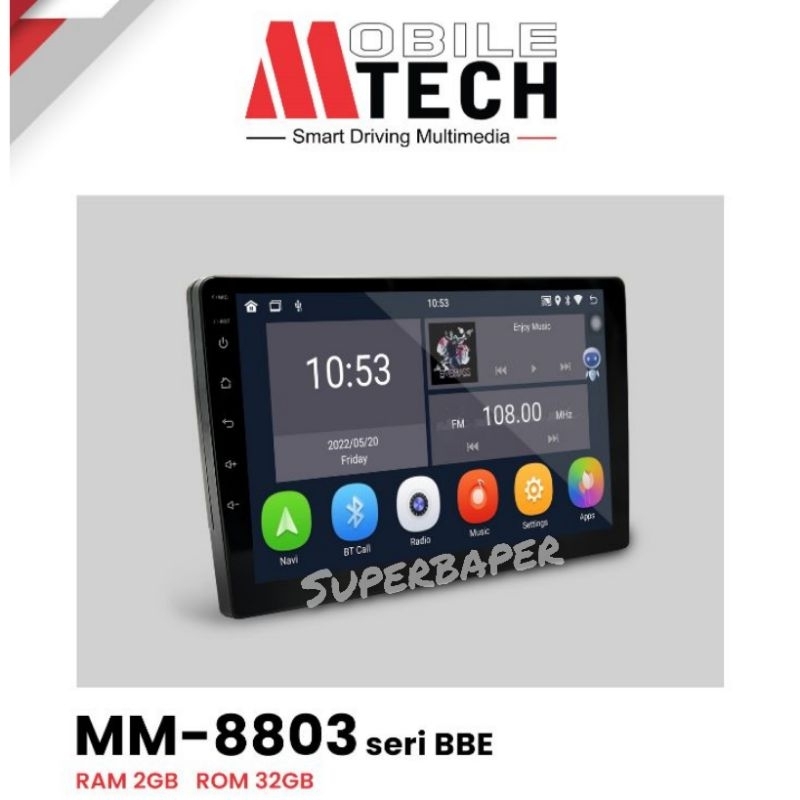 Headunit Android 10 Inch MTECH MM-8803 RAM 2+32GB
