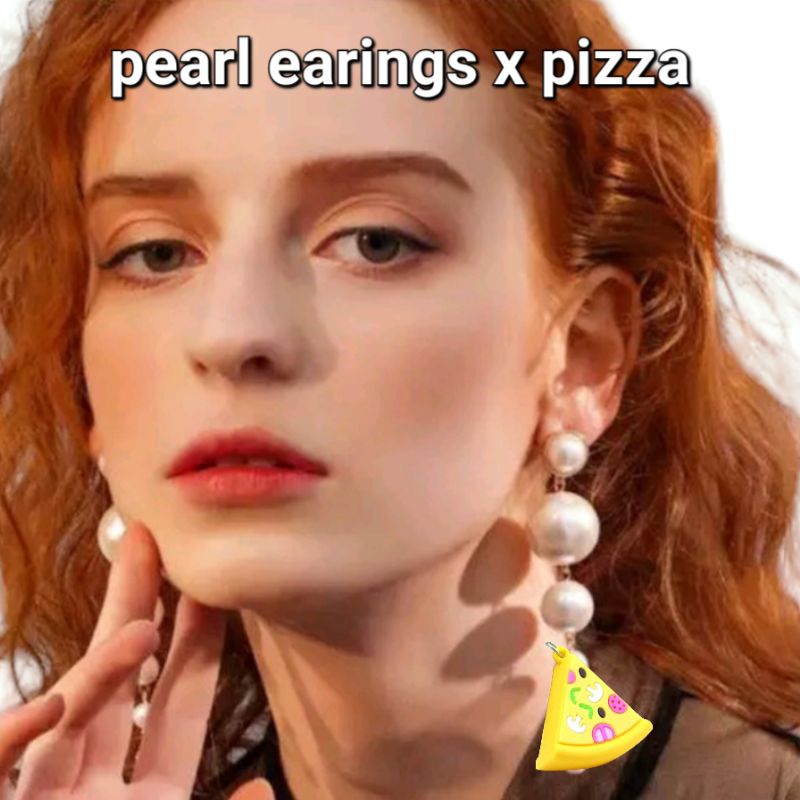 anting mutiara/anting mutiara panjang/anting mutiara juntai/anting pizza/anting karakter/anting kore