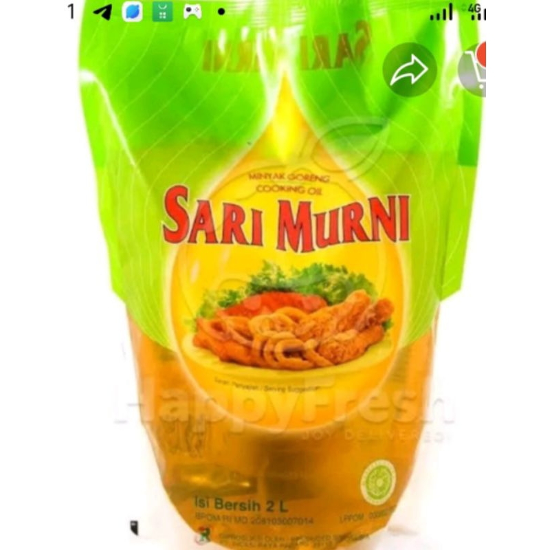 

Minyak Goreng Sari Murni 2 Liter