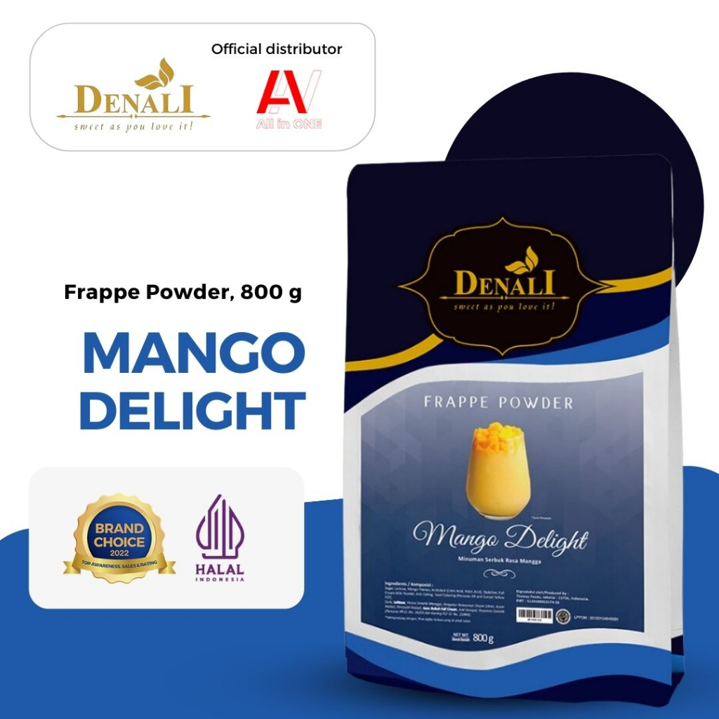 

Denali Frappe Powder 800g - Mango Delight