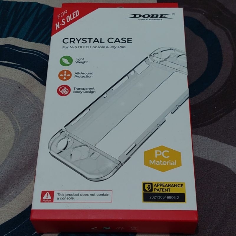 DOBE CRYSTAL CASE FOR NINTENDO SWITCH OLED