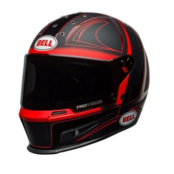 BELL ELIMINATOR HART LUCK BLACK RED | HELM FULL FACE | ORIGINAL BELL