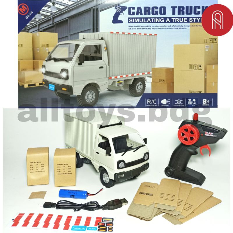 Mobil Remot Cargo Truck Box 1:16 / Mobil remot truck pickup / mainan anak