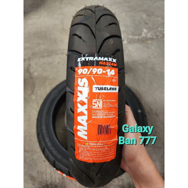 Ban Motor Maxxis Extramaxx 90/90-14 Tubless Ban Belakang Motor Matic Beat Vario