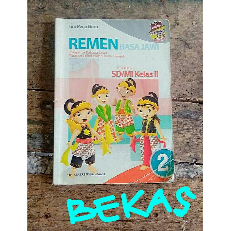 Remen Basa Jawi K13 Erlangga,Kelas 2 SD/MI