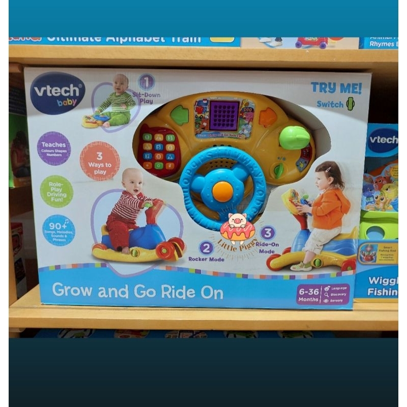 Vtech grow and go ride on