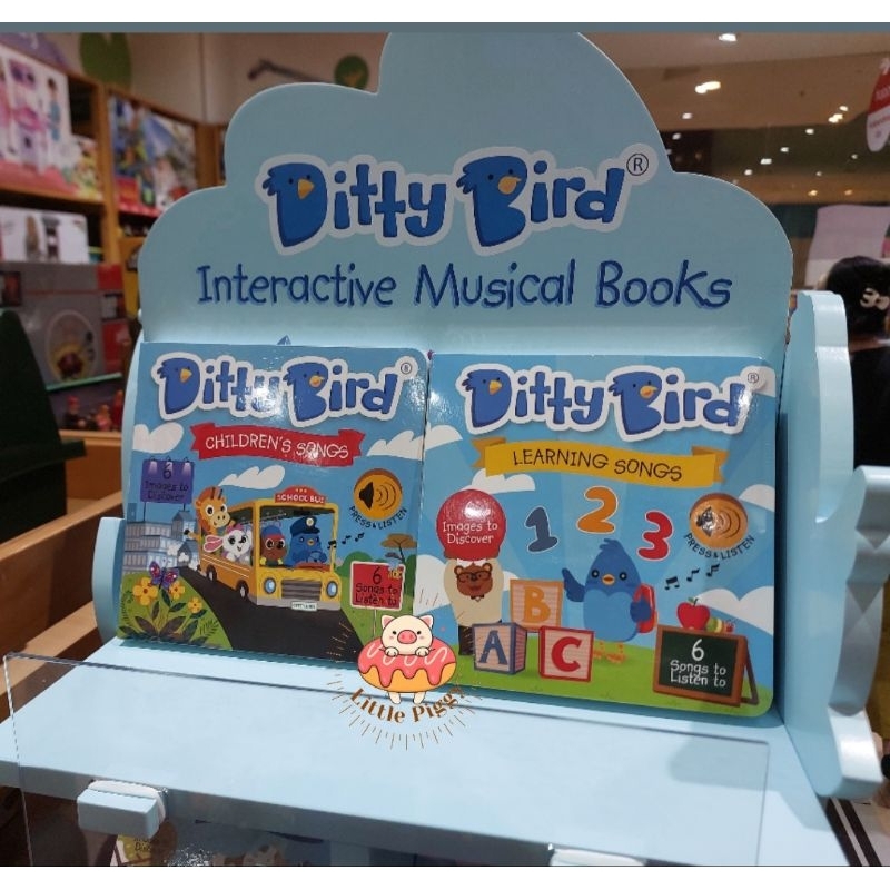 Buku Ditty bird interactive musical book toy