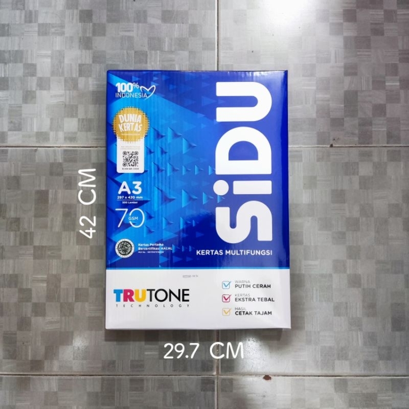 

KERTAS HVS A3 SINAR DUNIA 75 GRAM