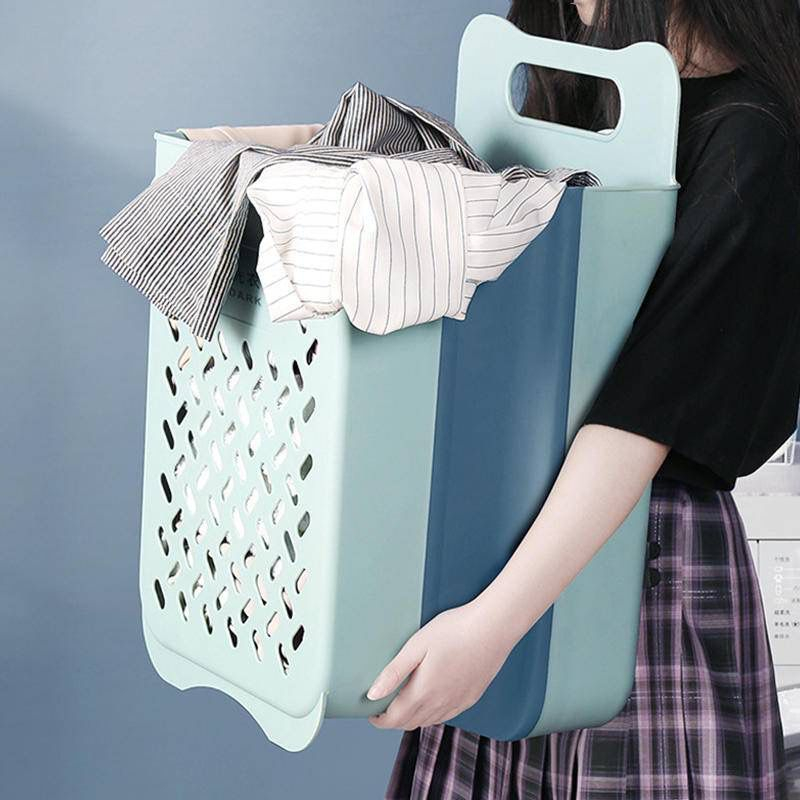 Keranjang Baju Lipat / Keranjang Pakaian Dinding / Keranjang Serbaguna