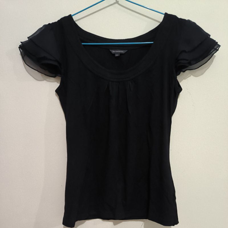 blouse kaos hitam THE EXECUTIVE SZ S