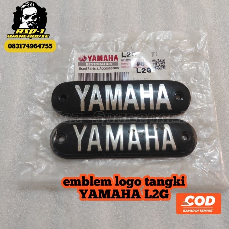 logo emblem tangki yamaha L2G