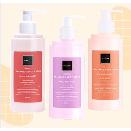 Scarlett Body Cream / Scarlett Whitening Body Cream / Scarlett Fragrance Body Cream / ( Charming, Ha