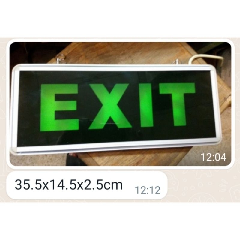 Lampu Exit Led Lampu petunjuk Exit lampu Darurat