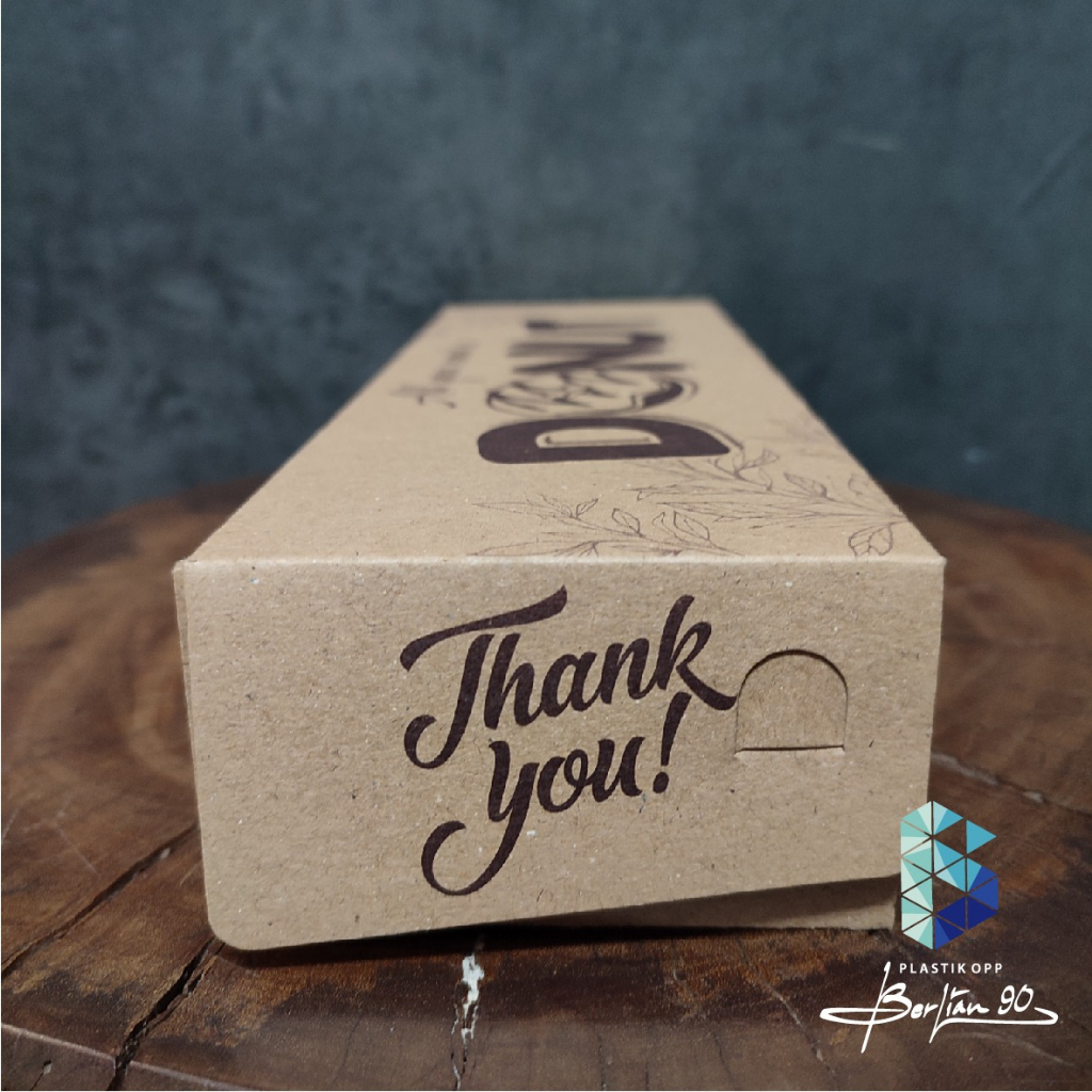 

iDk90 Dus Box Kotak Donat Isi 3 Motif Isi 50 Pcs Model terbaru Bahan Kraft Tebal Termurah / Kotak