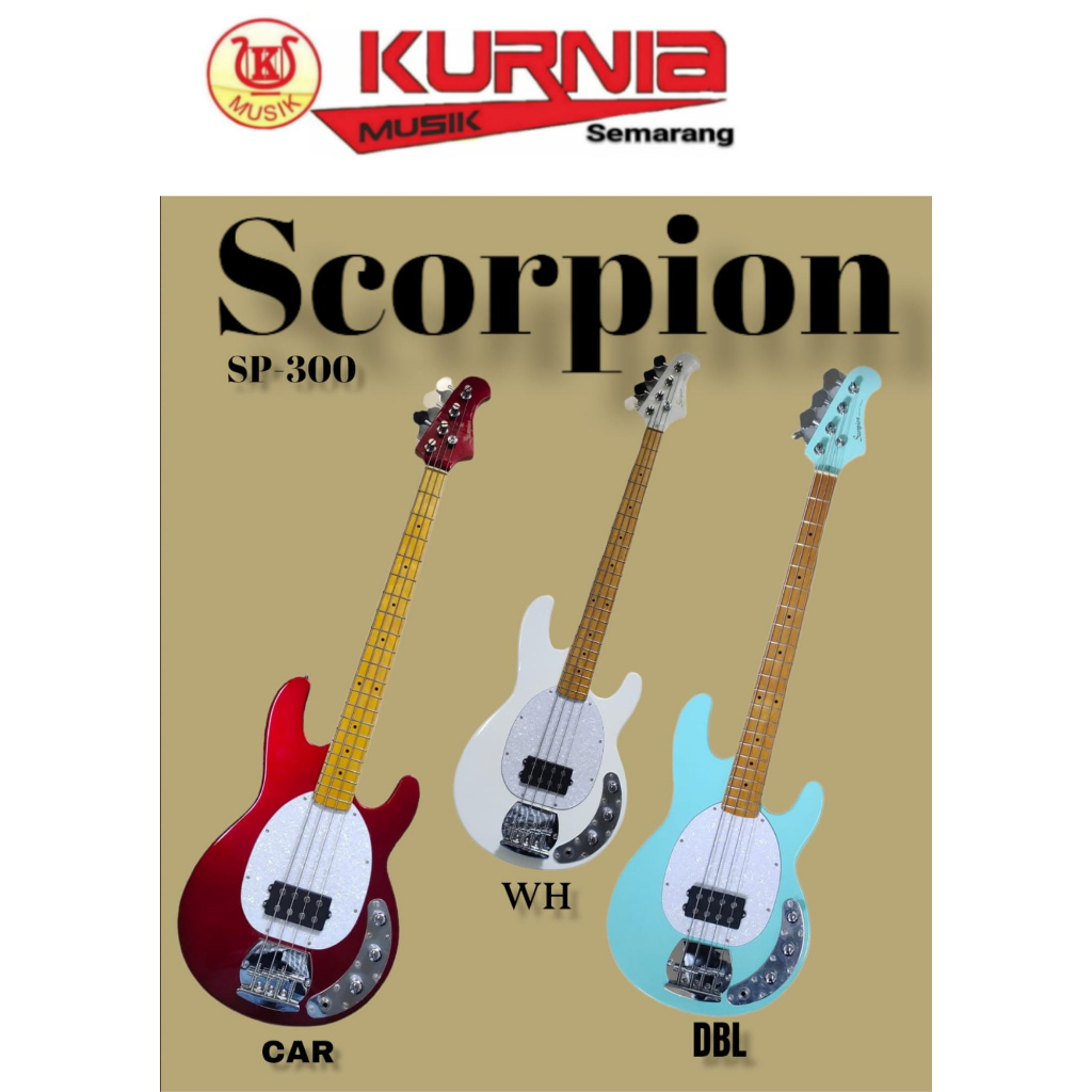 Scorpion SP300 - SP 300 - SP300 Bass Gitar Elektrik