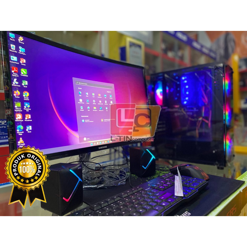 PC GAMING & DESIGN RYZEN 3 3200G FULL SET ORIGINAL BERGARANSI RESMI