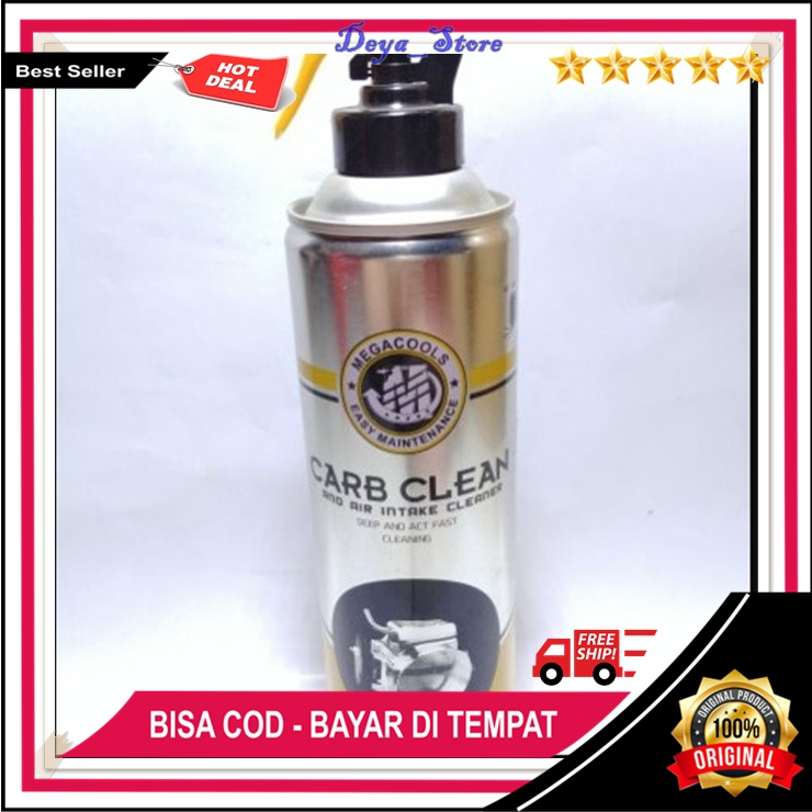 Pembersih Karburator Motor Carb Clean Megacools 500G Original Karburator Cleaner Motor Cleaner Carbu