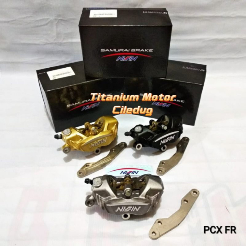 KALIPER DEPAN 4 PISTON NISSIN SAMURAI PCX 150 / PCX 160