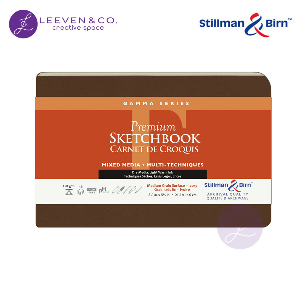 

STILLMAN & BIRN 150GSM SKETCHBOOK SOFTCOVER A5 (8½ X 5½ INCH) LANDSCAPE 46 SHEETS