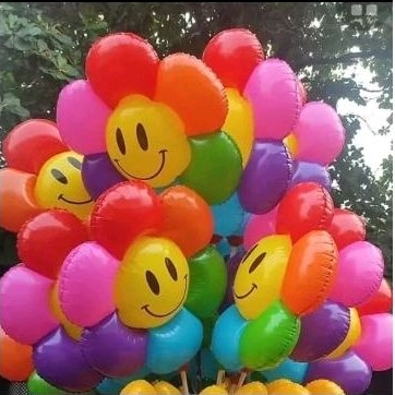 Balon bunga JUMBO/ Balon matahari/balon viral