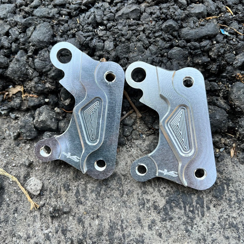 breket cnc kaliper rcb shok ninja VF DAN My1 racing dudukan kaliper rcb cnc skok ninja