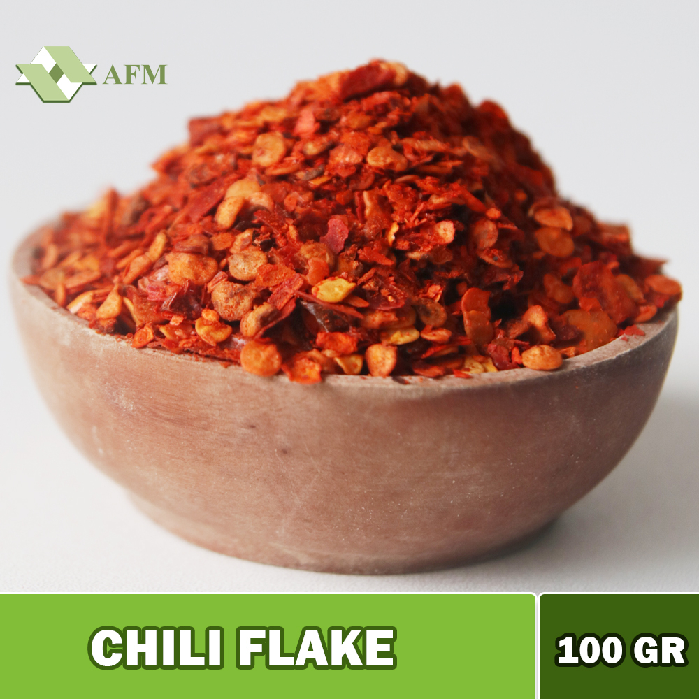 

Chili flake / cabe kasar kering bumbu rempah dapur tabur 100 gr