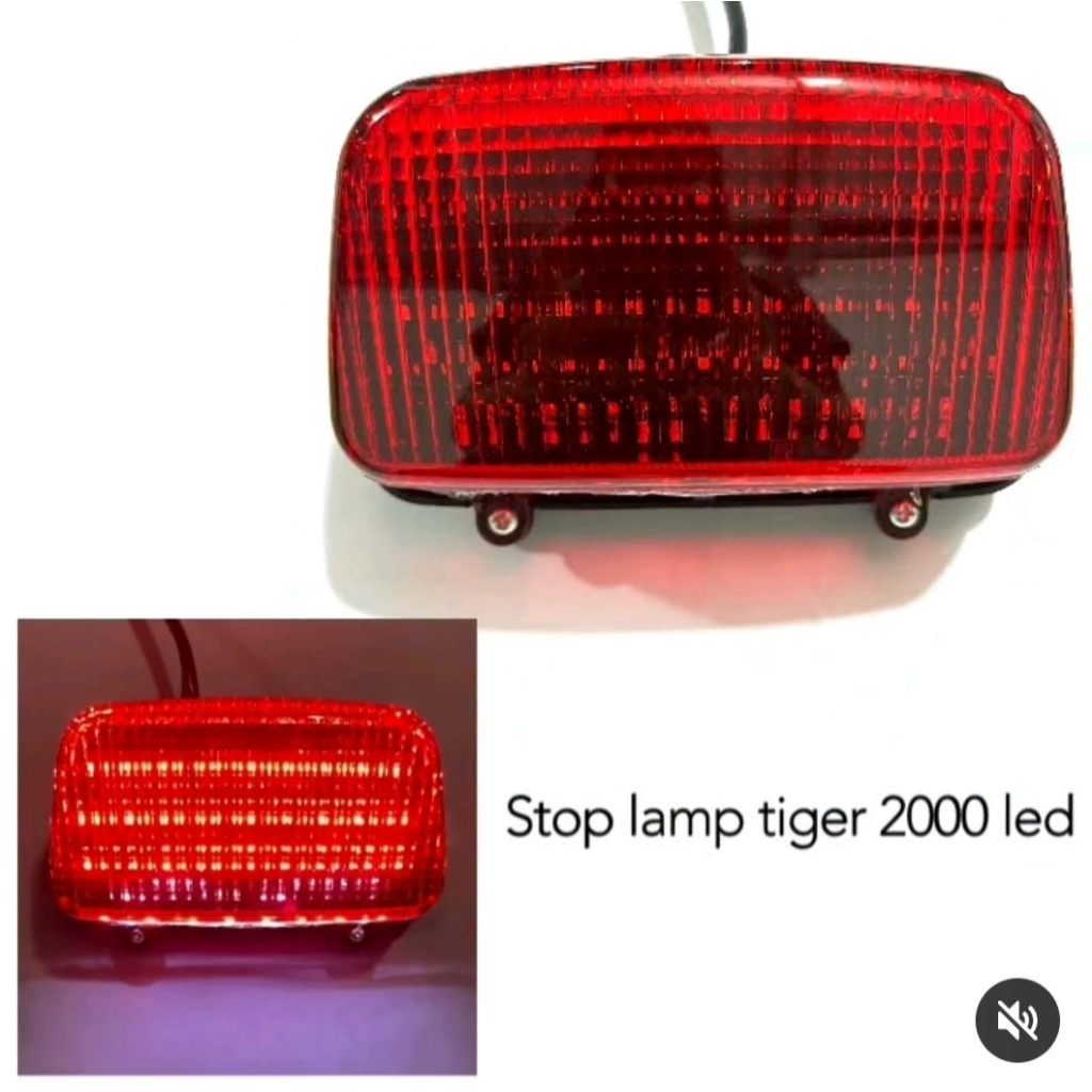 STOPLAMP BELAKANG TIGER LAMA LED 1 SET /LAMPU BELAKANG TIGER LAMA LED