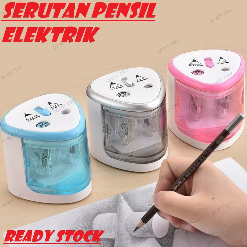 

Serutan Electric Pencil Rautan Pensil Otomatis Elektrik Sharpener