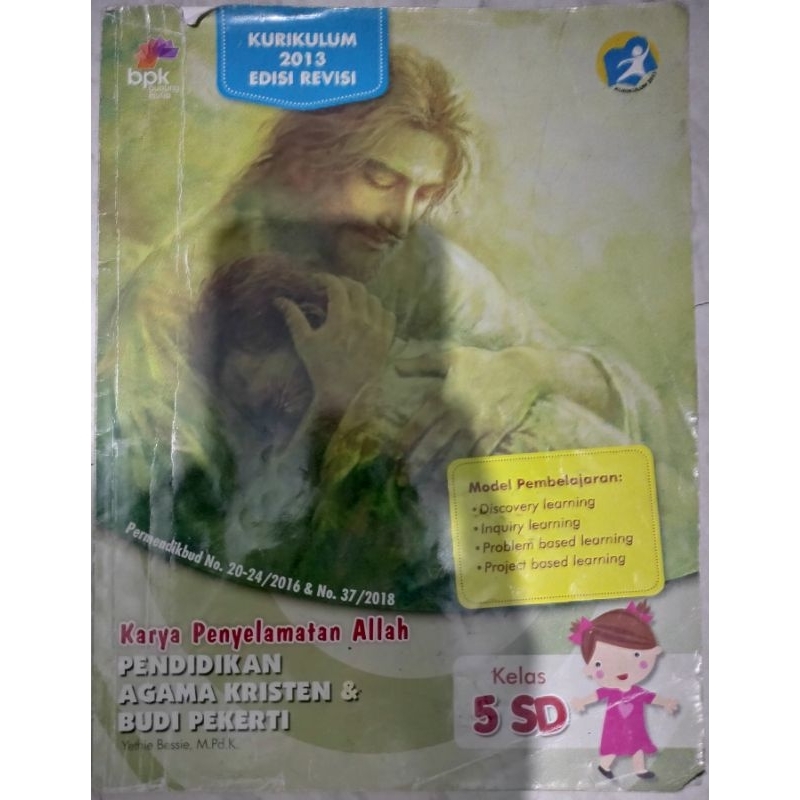 Preloved buku agama kristen kelas 5 BPK gunung mulia