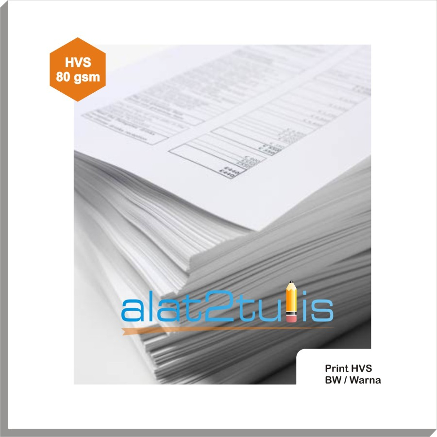 

Print HVS 80 gsm A4 | F4 warna / Hitam putih | kertas