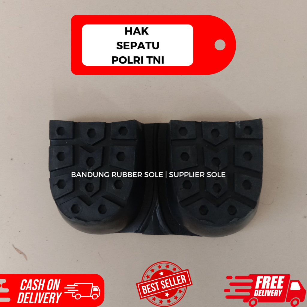 Hak Sepatu Pria – Hak Sepatu Ceko Hak Sepatu PDH PDL Tumit Sepatu Karet Tahan Lama untuk Sepatu Form