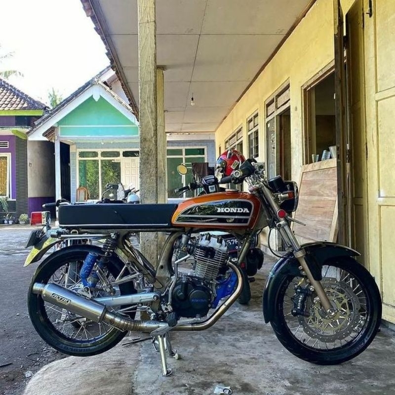 Knalpot racing knalpot Altan ala original CB GL MEGAPRO TIGER spek up