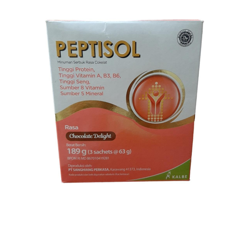 

Peptisol 189 gram Rasa French Vanilla dan Chocolate Delight