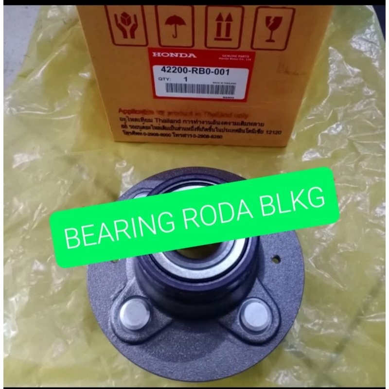BEARING RODA BELAKANG HONDA JAZZ RS, MOBILIO, FREED