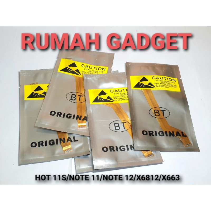 FLEXIBLE BOARD INFINIX HOT 11S/NOTE 11/NOTE 12/X6812/X663 FLX BOARD DARI MESIN KE PAPAN CHARGER