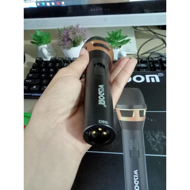 Mic vocal kabel Wisdom D8S