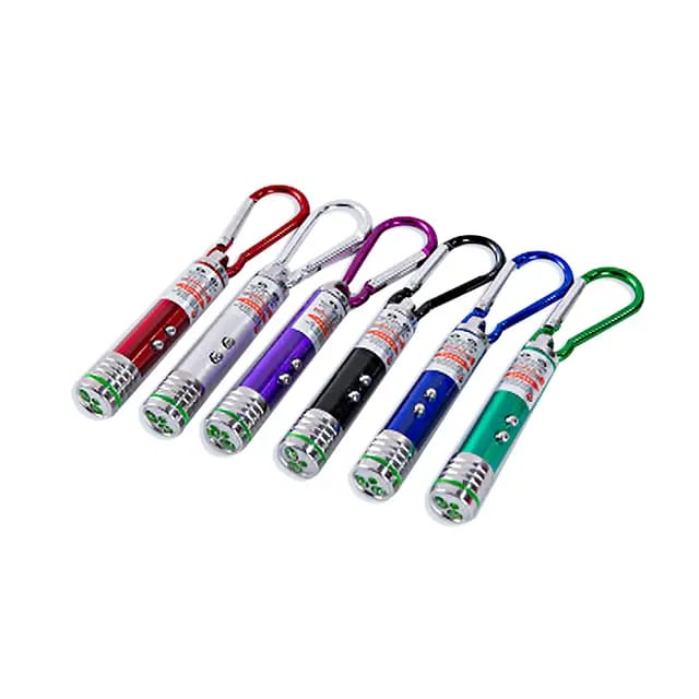 (GROSIR) 12 PCS GANTUNGAN KUNCI SENTER LASER 3 IN 1 / MAINAN LASER HEWAN PELIHARAAN / MAINAN LASER  