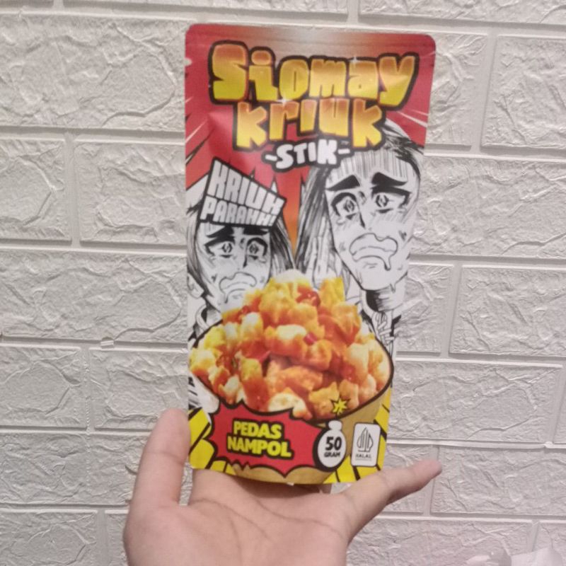 

siomay kriuk stik rasa pedas nampol