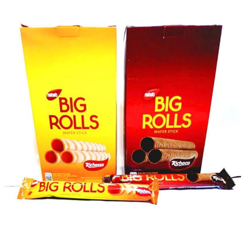 

Nabati Big Rolls 18gr Wafer Roll (Isi 20PCS)