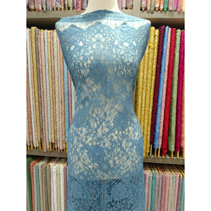 Brokat Semi Lace Panel D#tgm4326