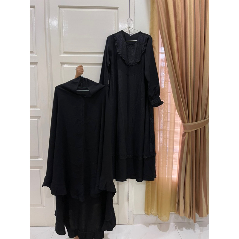 gamis syari set hijab brand duta busana free cadar