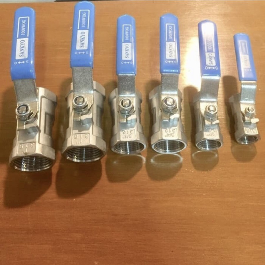 Ball valve /Stop kran 2,5" Sankyo SS316 -21/2 inch Sus 316 Stainless