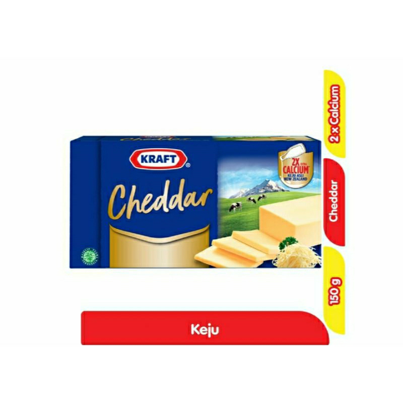 

CRAFT keju cheddar box 150 gr