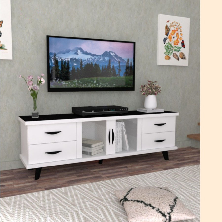Rak Tv 160 cm Meja Tv minimalis Rak tv retro Bandung