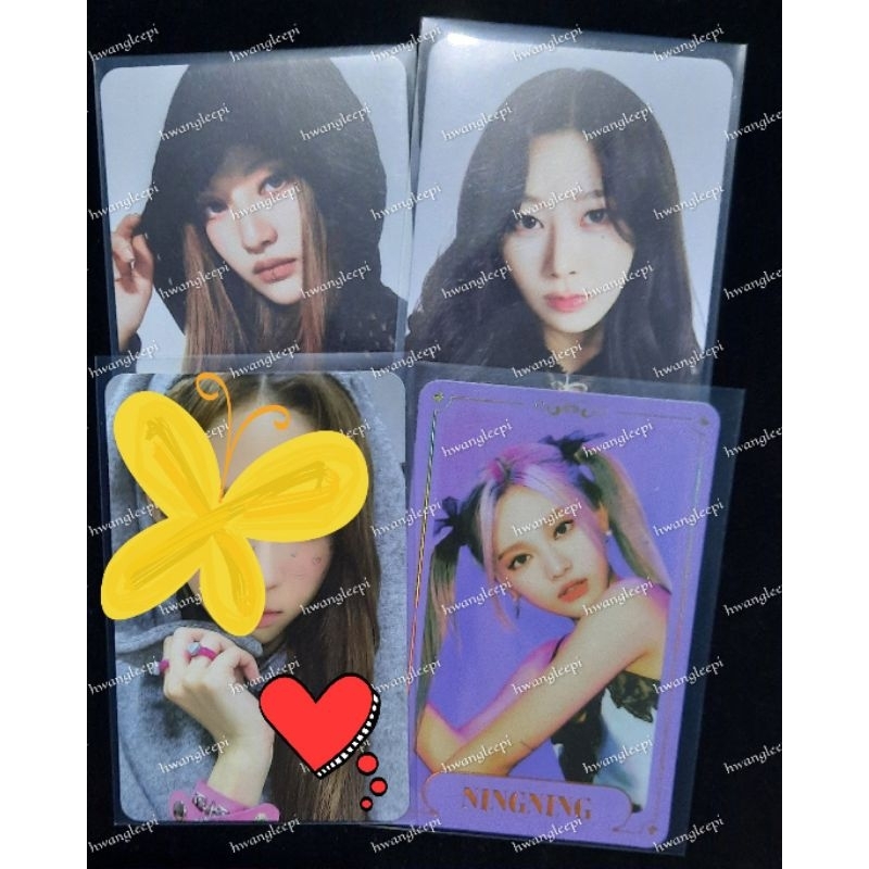 ningning giselle aespa trading card tc girls