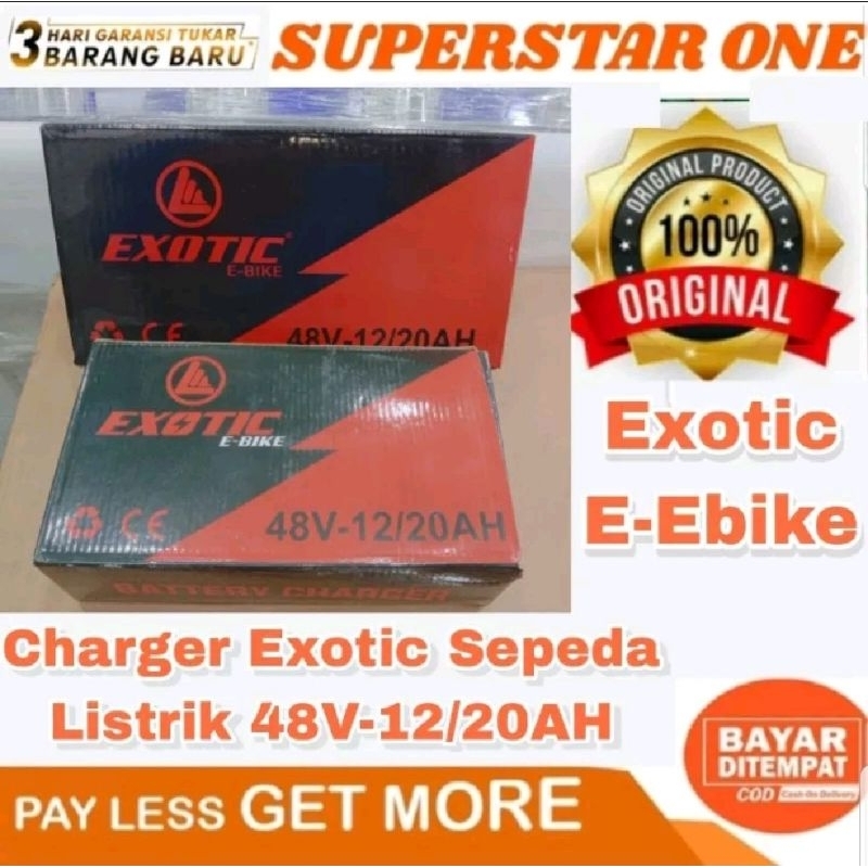 charger exotic  uwinfly selis goda universal 48volt 12ah/20A casan sepeda listrik