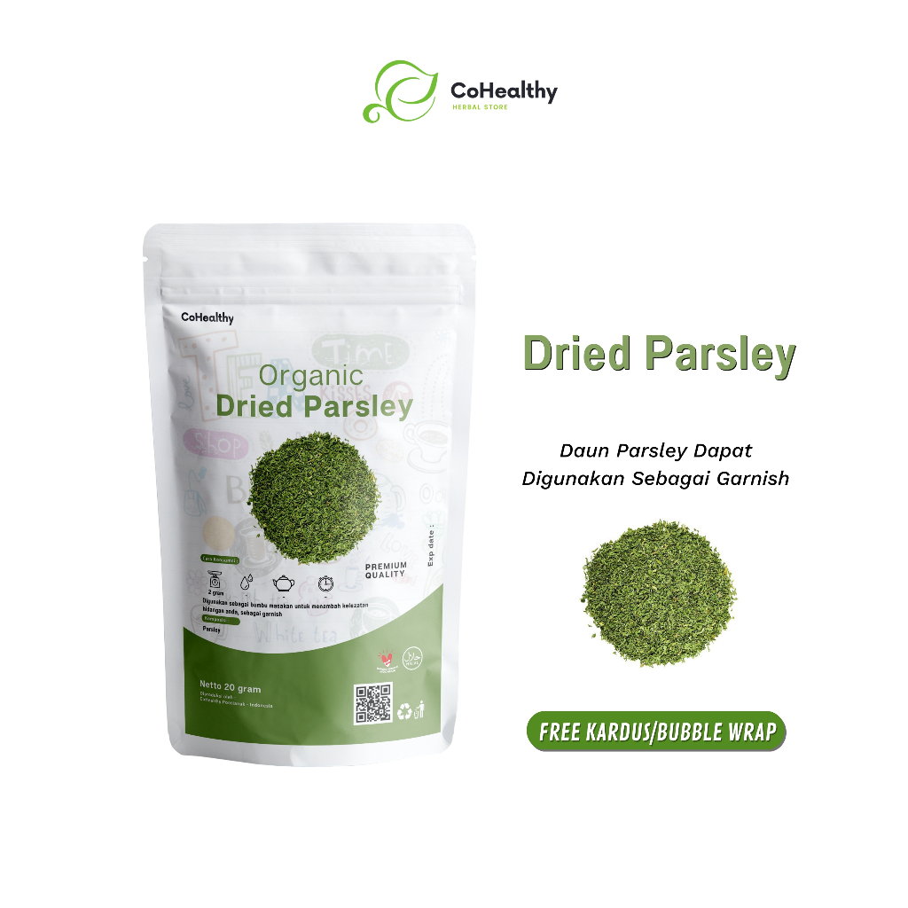 

Dried Parsley Leaves / Daun Peterseli 20gr