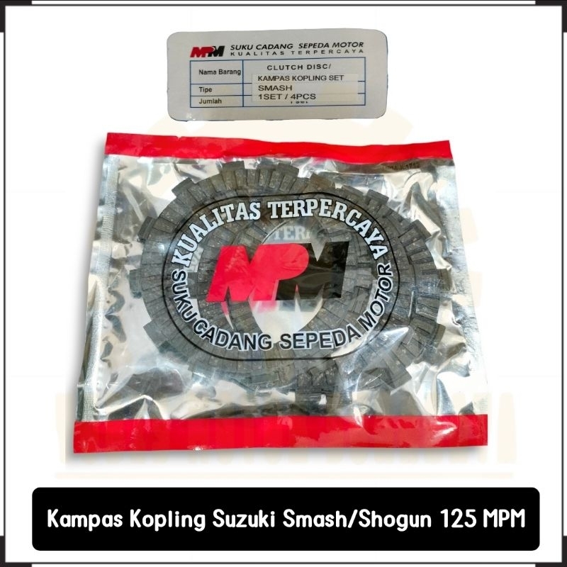Kampas kopling Suzuki Smash Titan Axelo Shooter Shogun 125 Merk MPM