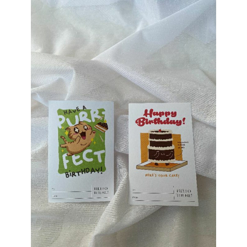 

Additional Birthday Card