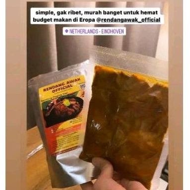 

Rendang Daging Sapi (Pakai Santan/Tanpa Santan) - 1000gr/1kg - Rendang Awak